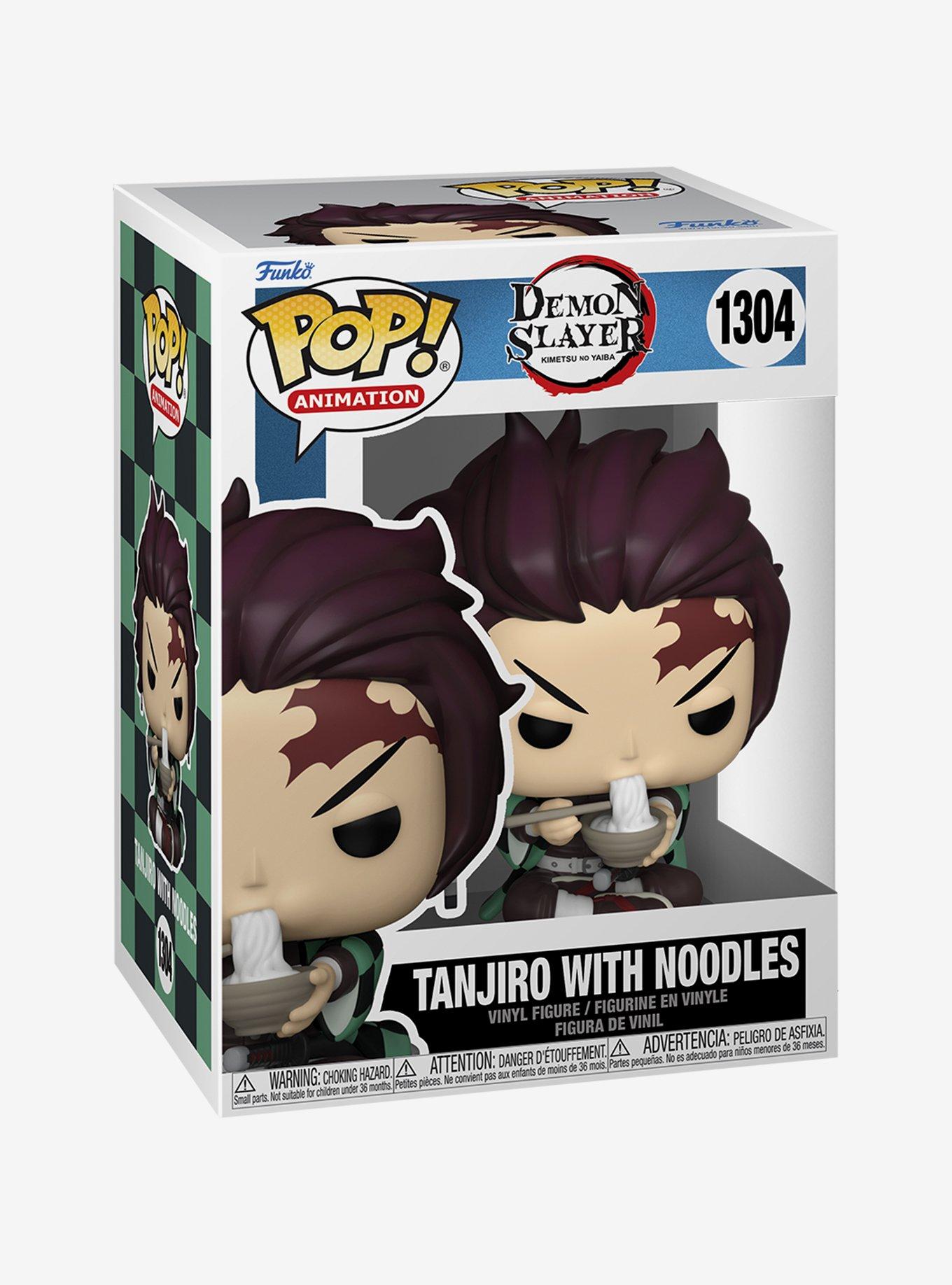 Funko Demon Slayer: Kimetsu No Yaiba Pop! Animation Tanjiro Kamado (With Noodles) Vinyl Figure, , alternate