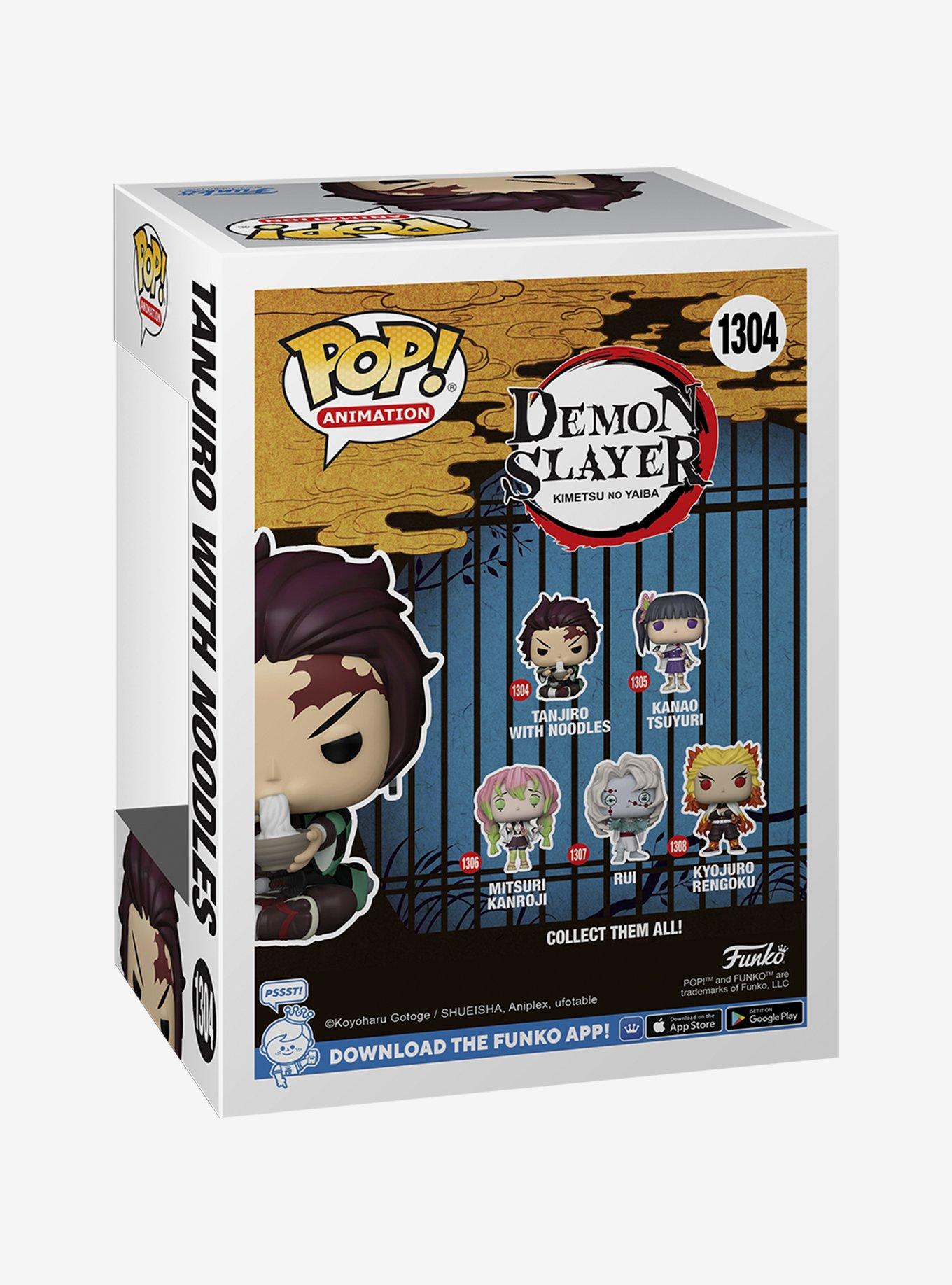 Funko Demon Slayer: Kimetsu No Yaiba Pop! Animation Tanjiro Kamado (With Noodles) Vinyl Figure, , alternate