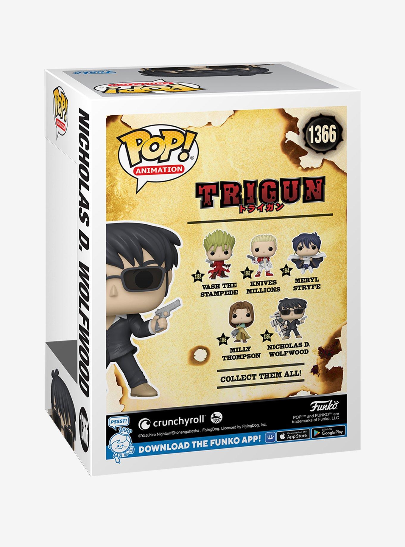 Funko Trigun Pop! Animation Nicholas D. Wolfwood Vinyl Figure, , alternate
