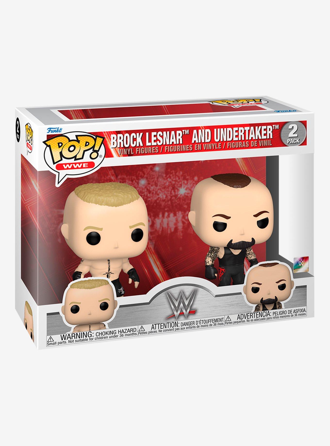 Funko WWE Pop! Brock Lesnar & Undertaker Vinyl Figure Set, , alternate