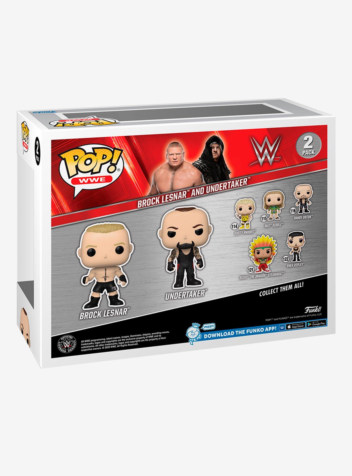 Funko WWE Pop! Brock Lesnar & Undertaker Vinyl Figure Set, , alternate