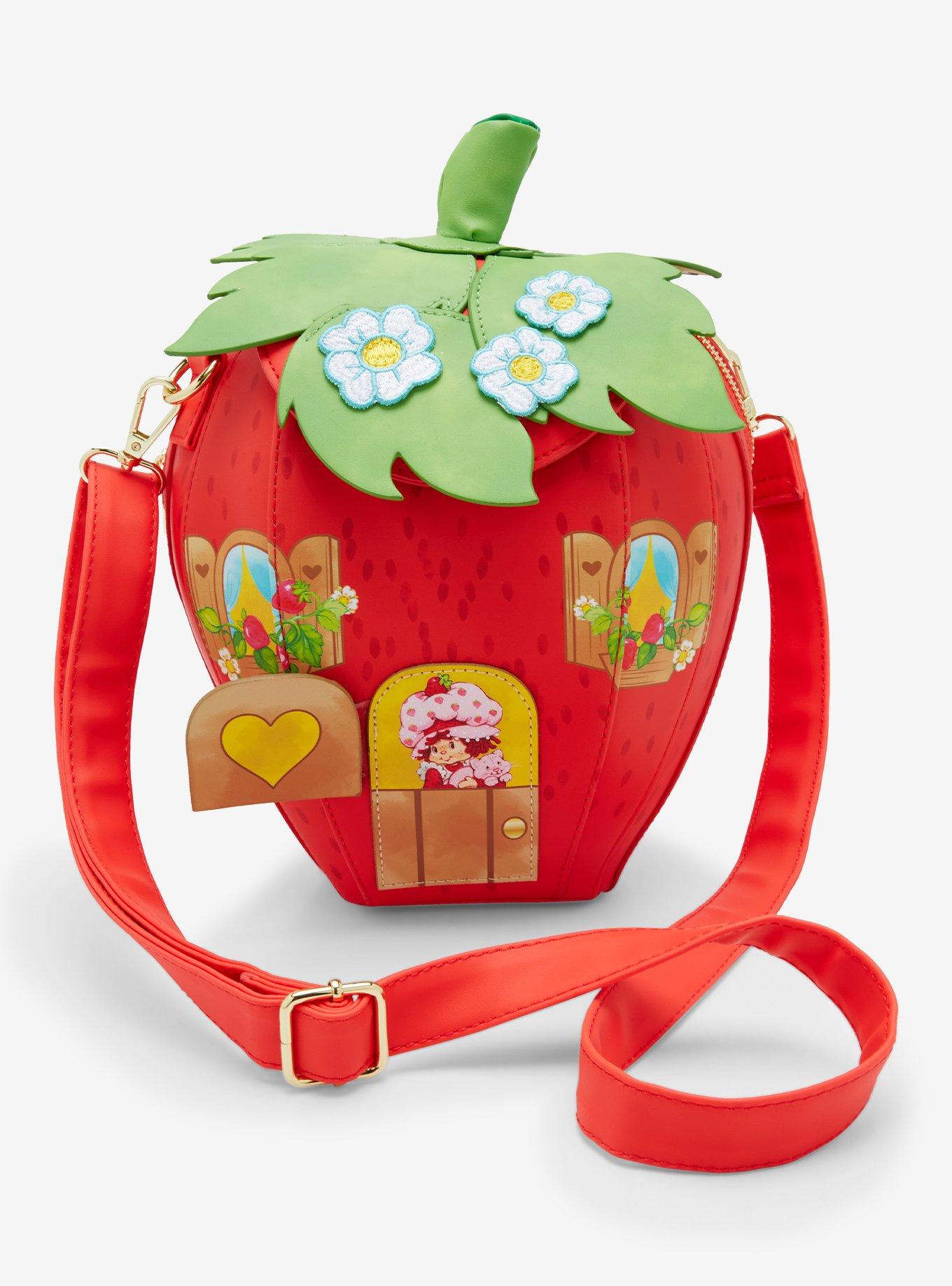 Loungefly Strawberry Shortcake Strawberry House Figural Crossbody Bag, , alternate