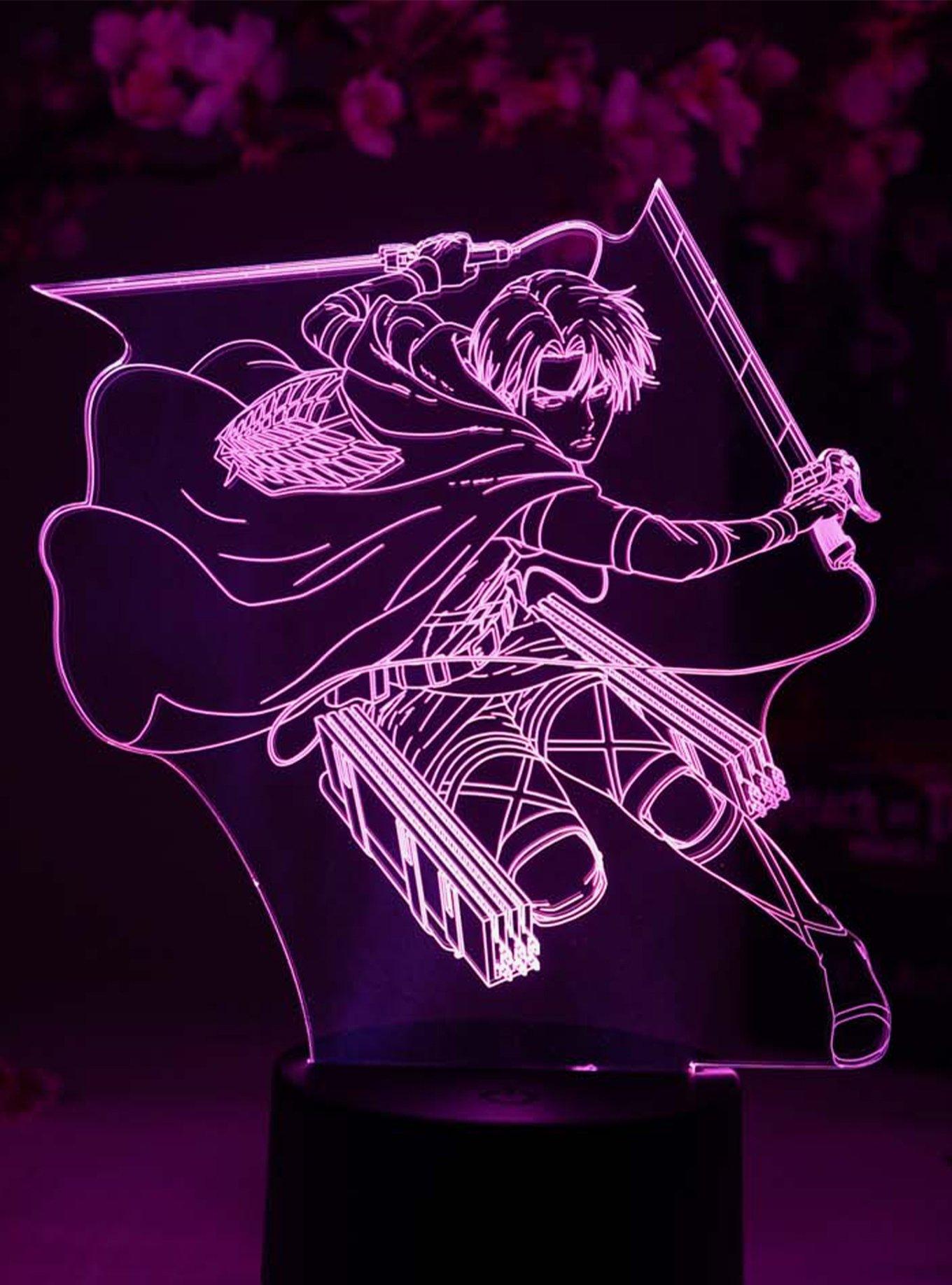 Otaku Lamps Attack on Titan Levi Final Season, , alternate