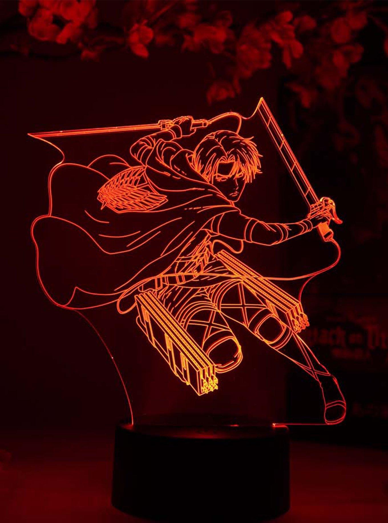 Otaku Lamps Attack on Titan Levi Final Season, , alternate