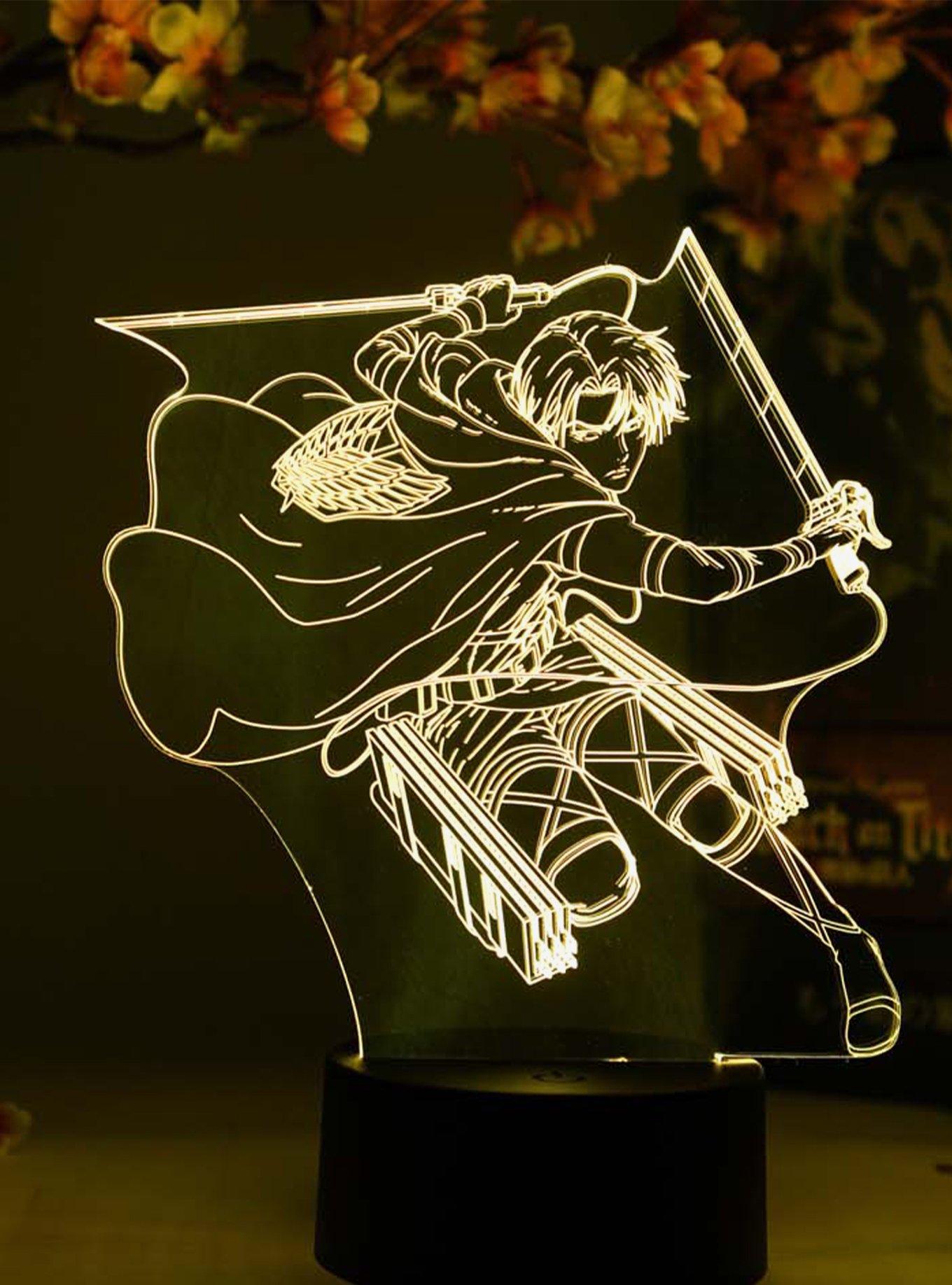 Otaku Lamps Attack on Titan Levi Final Season, , alternate