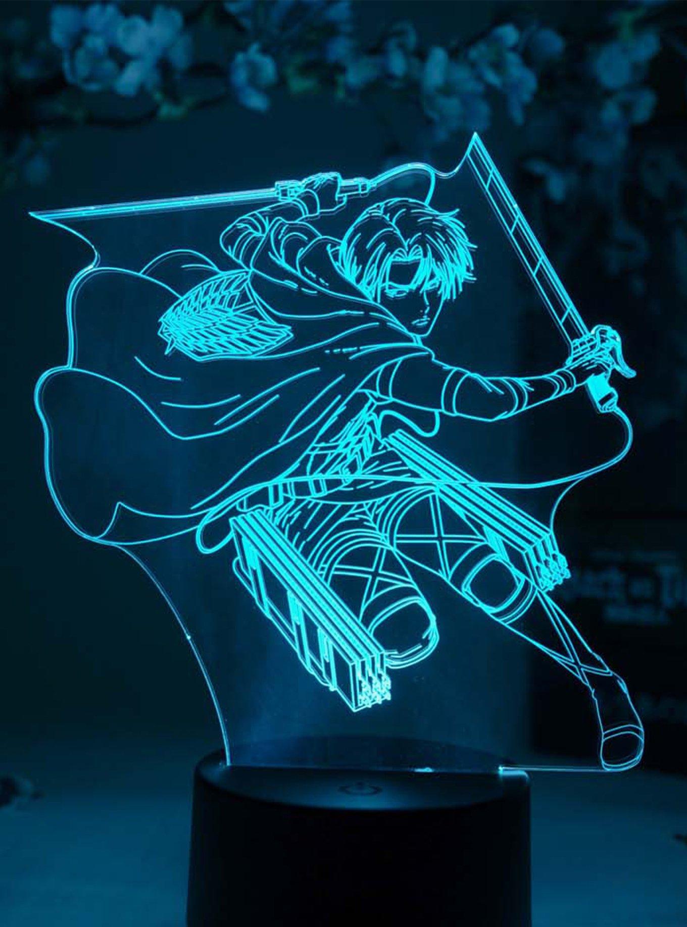 Otaku Lamps Attack on Titan Levi Final Season, , alternate