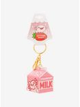Axolotl Strawberry Milk Carton Keychain - BoxLunch Exclusive, , alternate