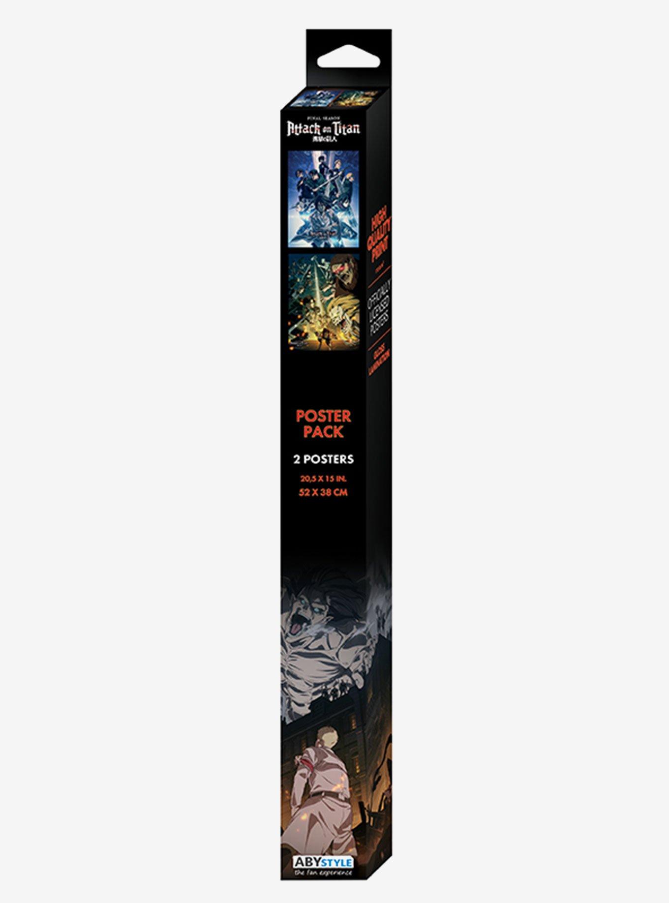 Attack On Titan Featured Characters Boxed Poster Set, , alternate