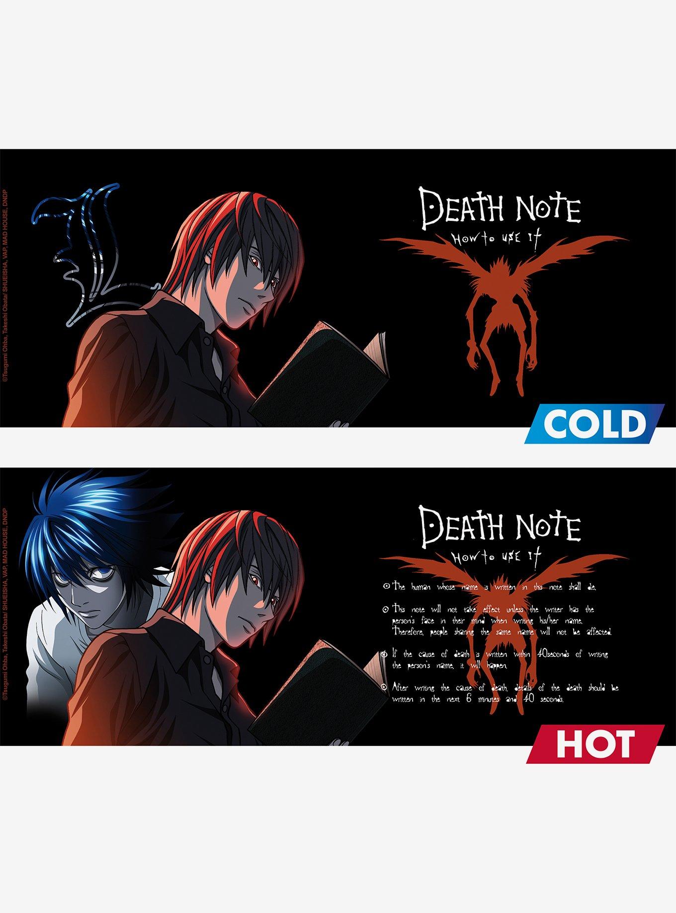 Death Note L Mug, Keychain, and Notebook Set