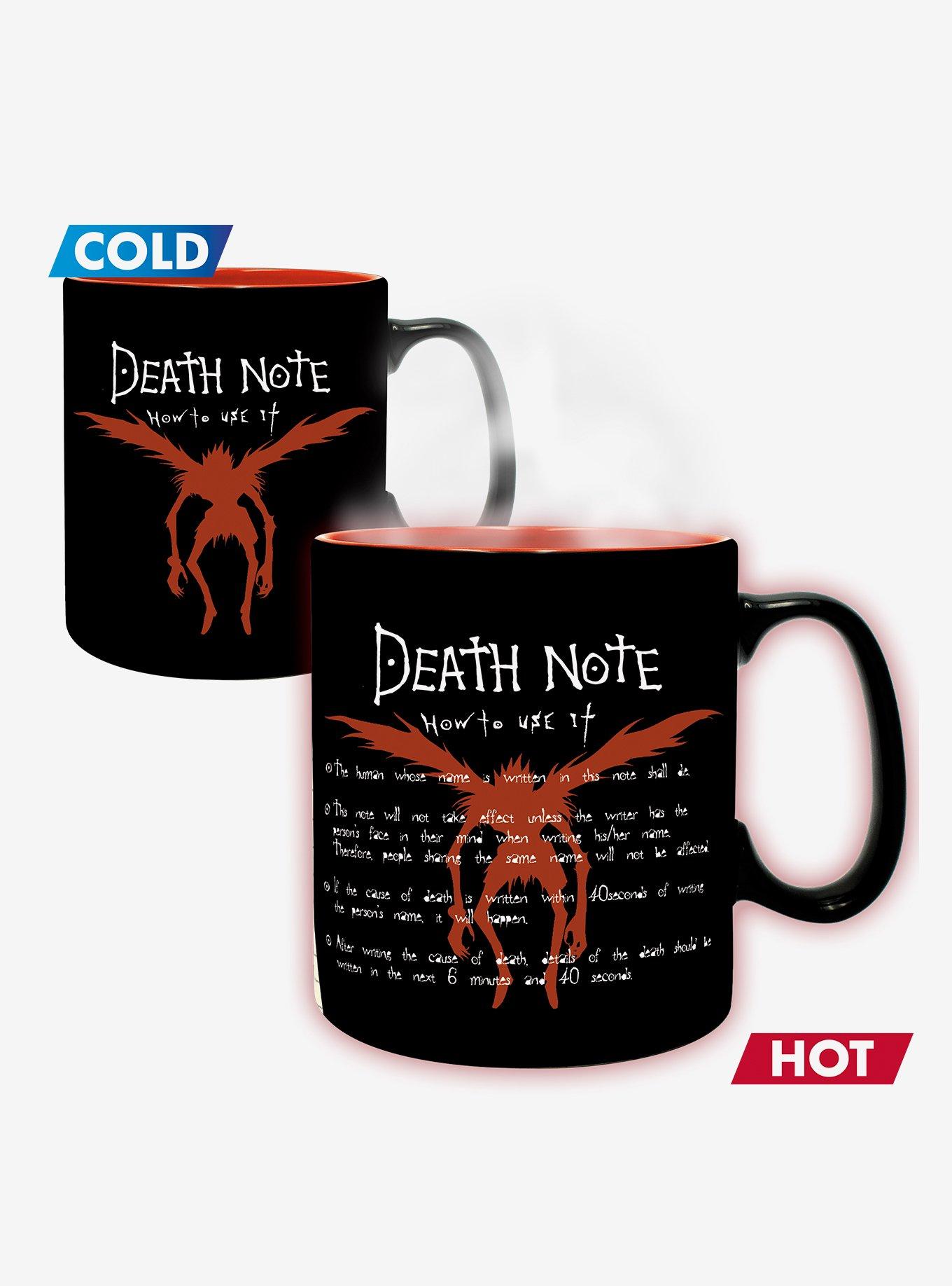 Death Note Heat Change Mug Set
