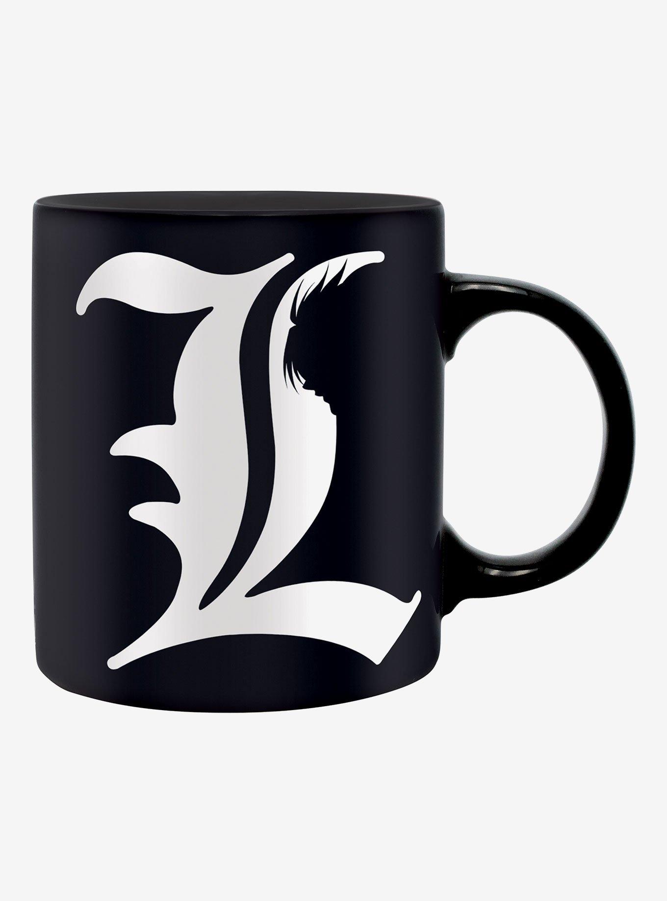 Death Note "L" Notebook Mug and Keychain Gift Set, , alternate