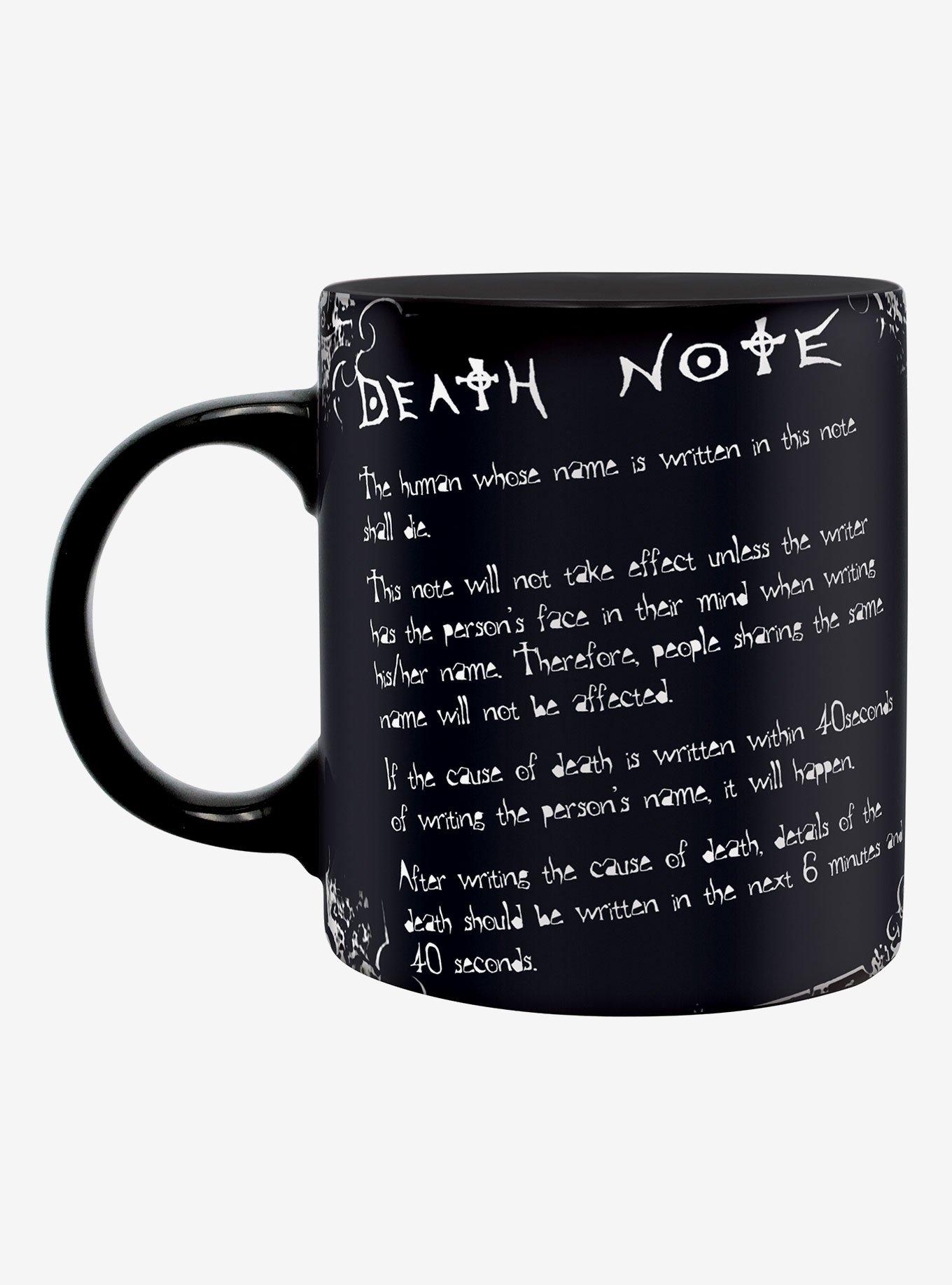 Death Note "L" Notebook Mug and Keychain Gift Set, , alternate