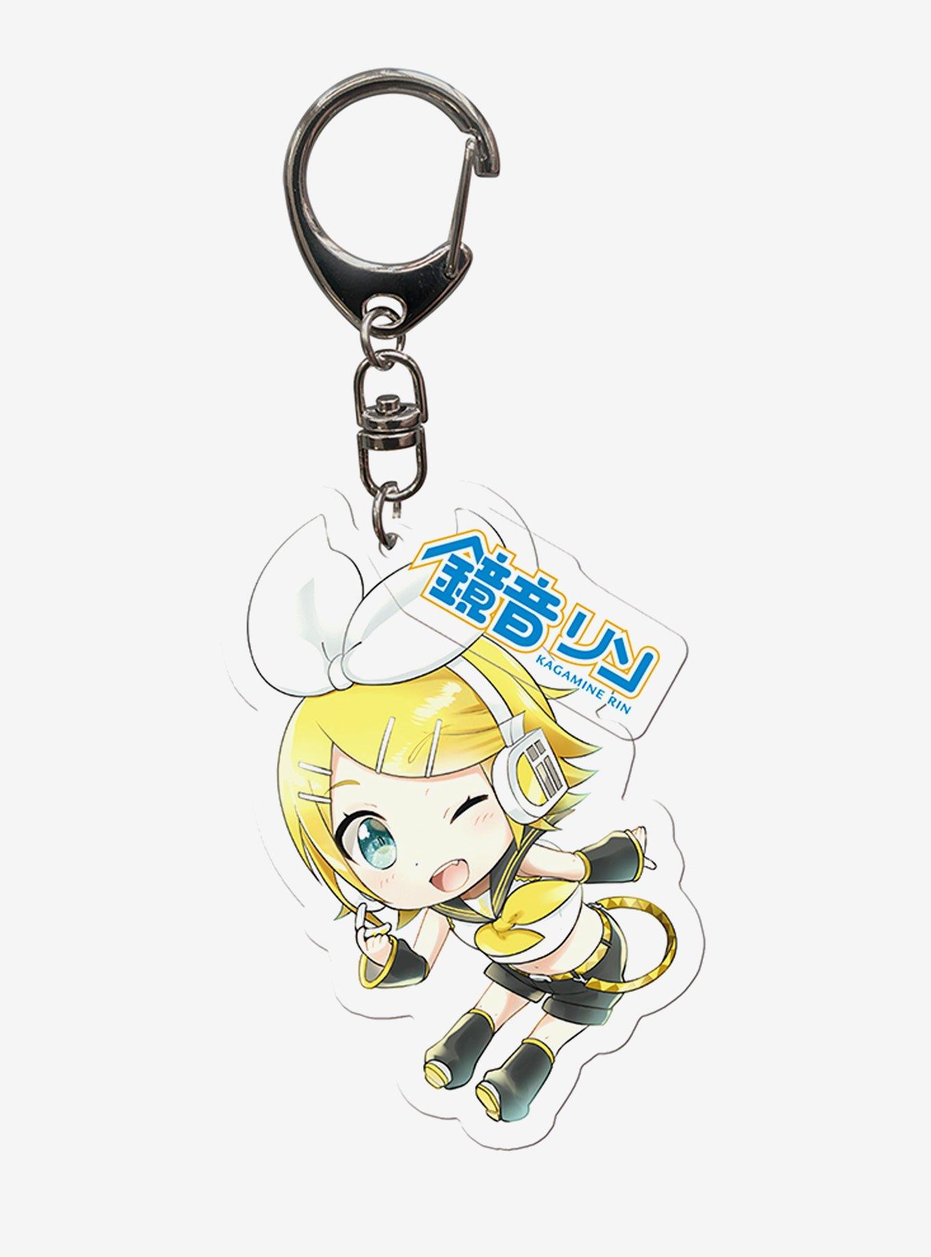 Hatsune Miku and Kagamine Rin Keychain Set, , alternate