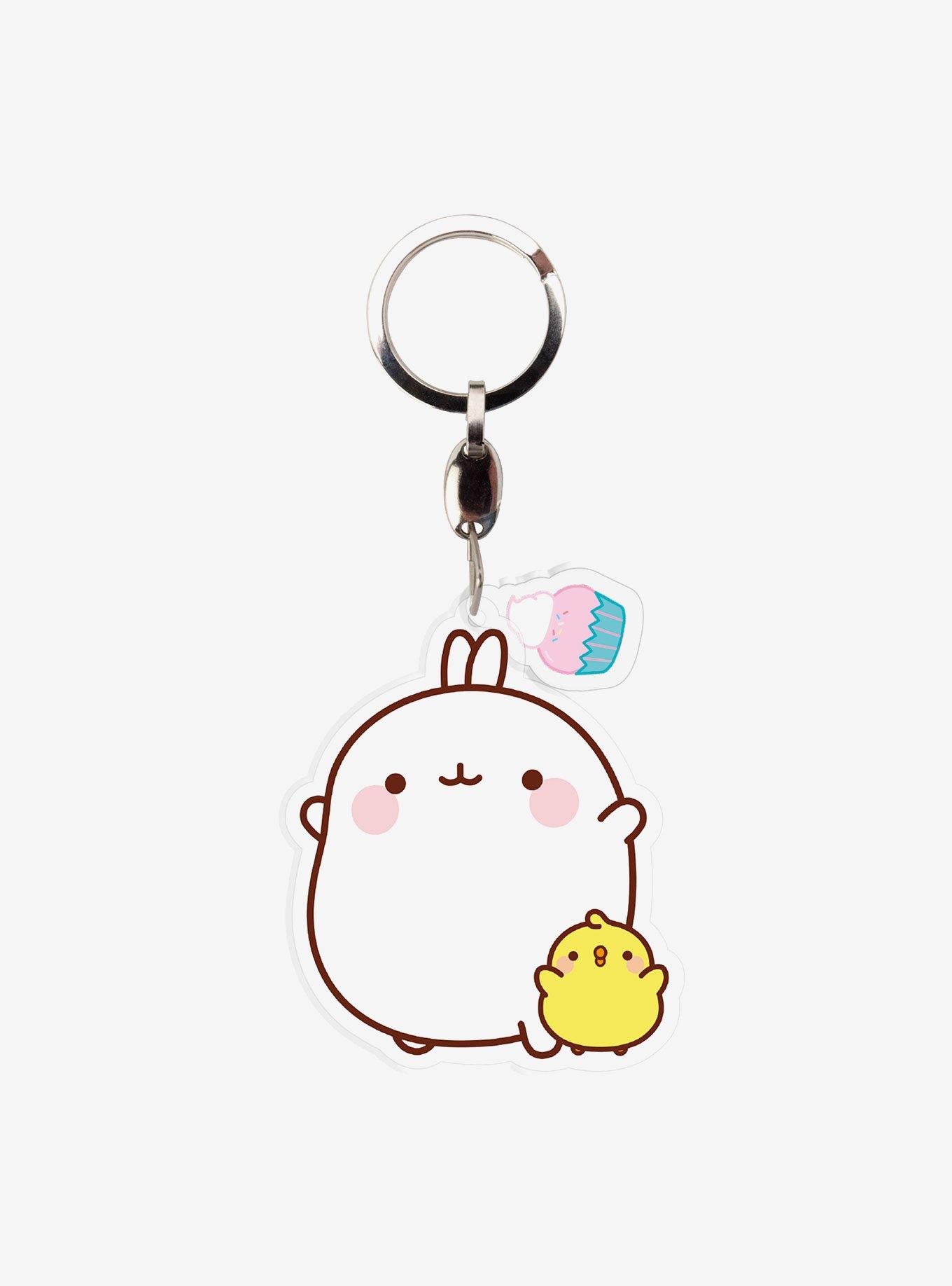 Molang Cupcake and Music Keychain Set, , alternate