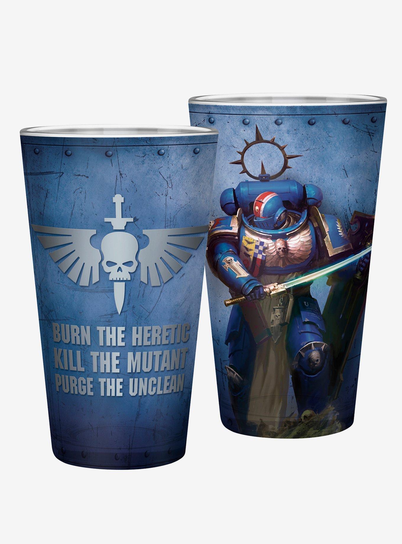 Warhammer 40K Mousepad and Glass Bundle, , alternate