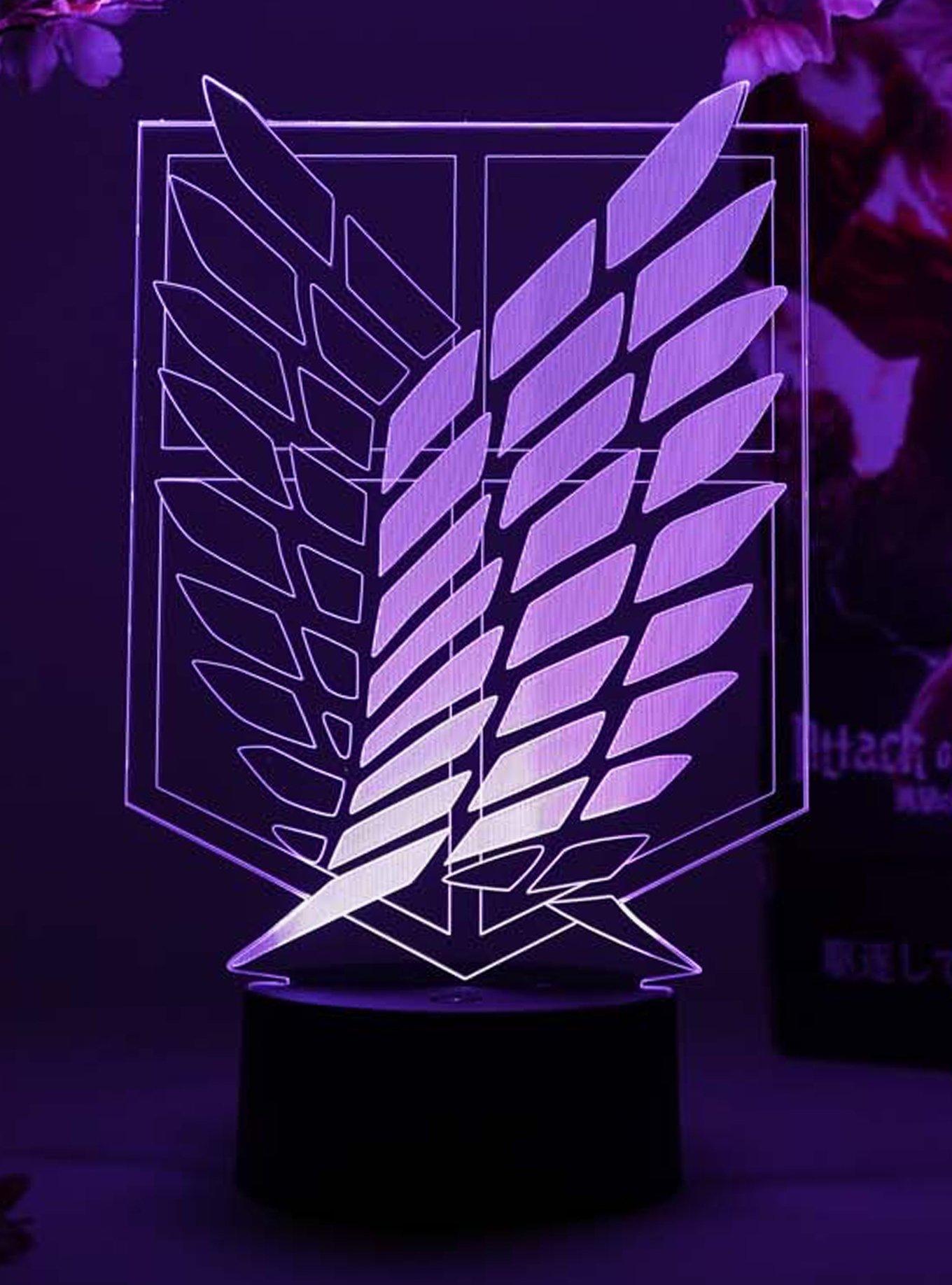 Otaku Lamps Attack on Titan Scout Regiment Symbol, , alternate