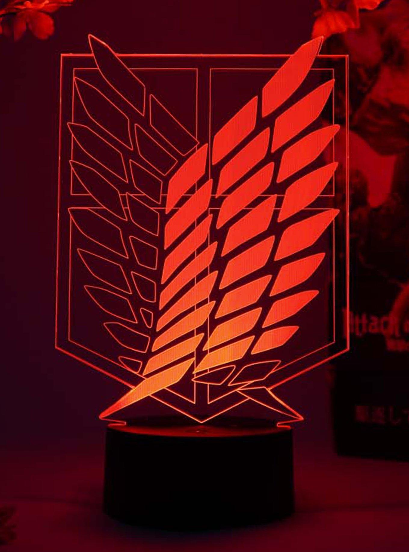 Otaku Lamps Attack on Titan Scout Regiment Symbol, , alternate