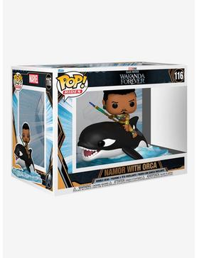 Plus Size Funko Pop! Rides Marvel Black Panther: Wakanda Forever Namor with Orca Vinyl Figure, , hi-res
