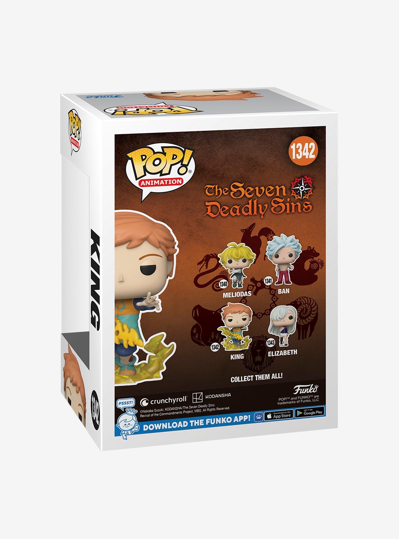 Funko Pop! Animation The Seven Deadly Sins King Vinyl Figure, , alternate