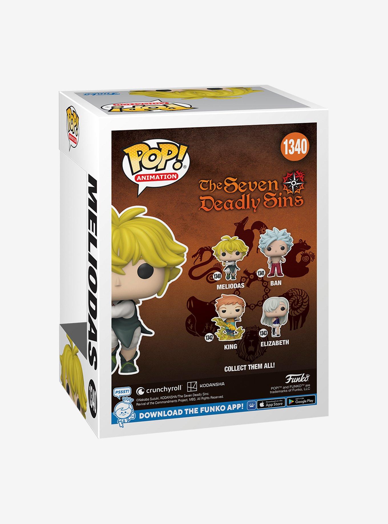 Funko Pop! Animation The Seven Deadly Sins Meliodas Vinyl Figure, , alternate