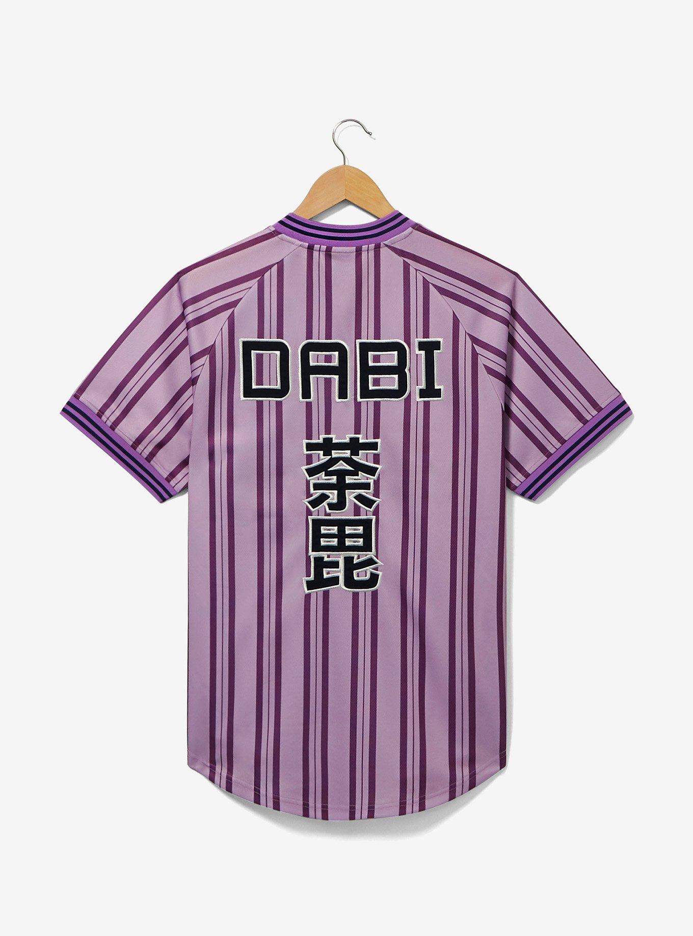 My Hero Academia League of Villains Dabi Soccer Jersey - BoxLunch Exclusive, LILAC, alternate