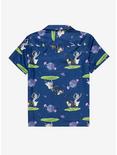 OppoSuits Rick & Morty Portal Allover Print Button-Up - BoxLunch Exclusive, NAVY, alternate