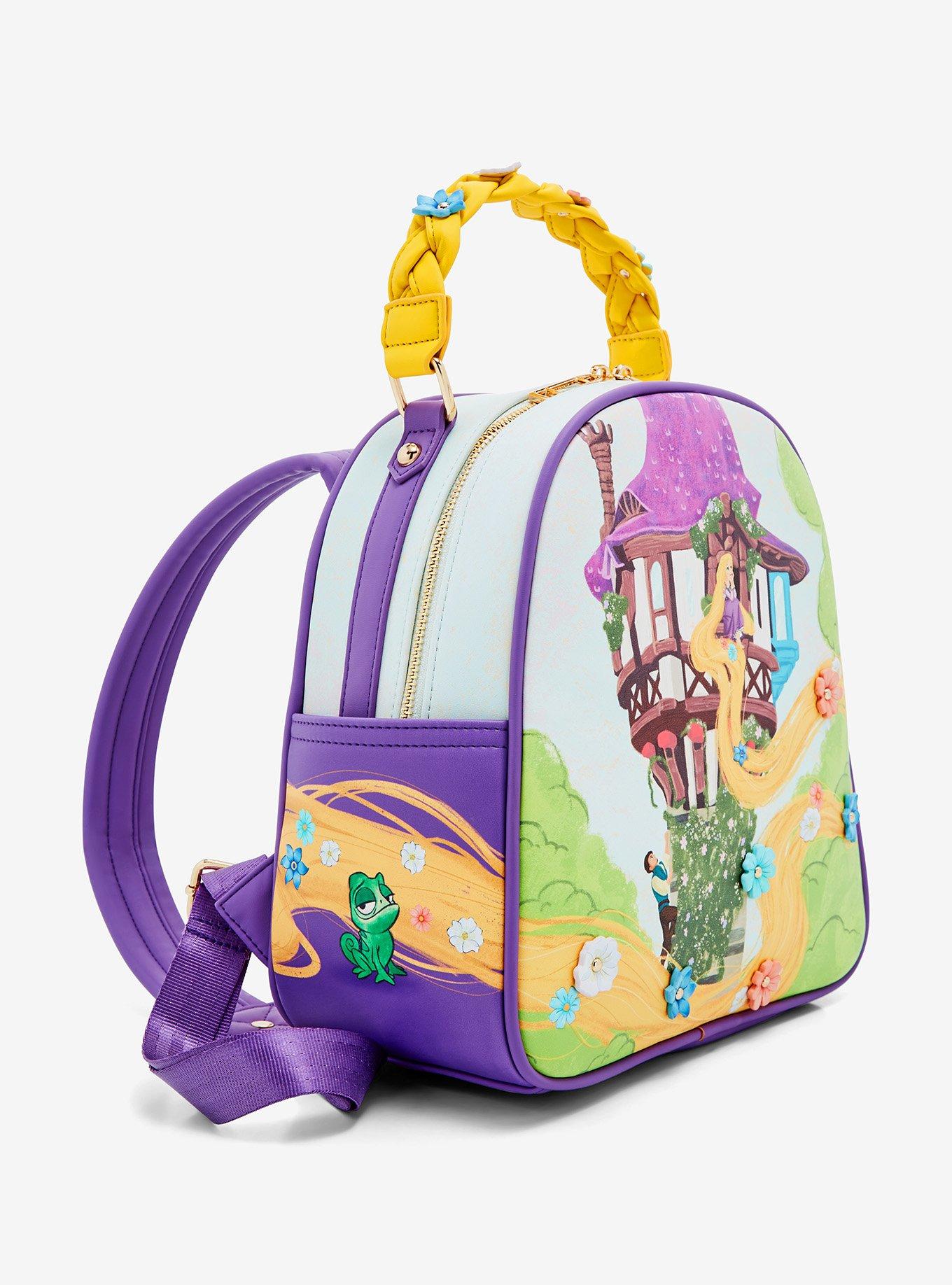 Our Universe Disney Tangled Rapunzel & Flynn Woven Mini Backpack - BoxLunch Exclusive, , alternate