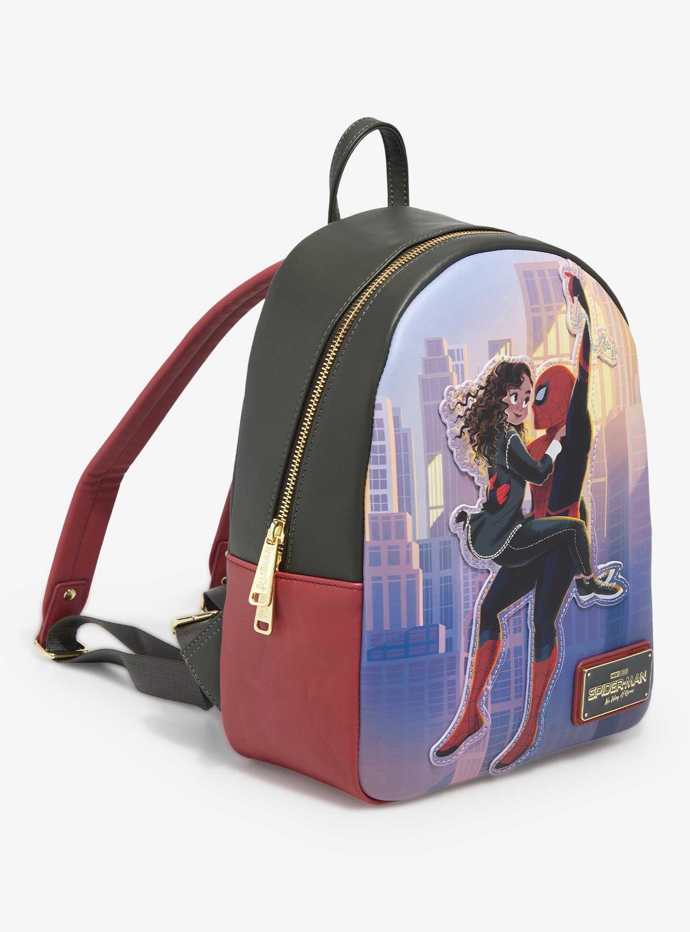 Loungefly Marvel Spider-Man: No Way Home MJ & Spider-Man Mini Backpack - BoxLunch Exclusive, , hi-res