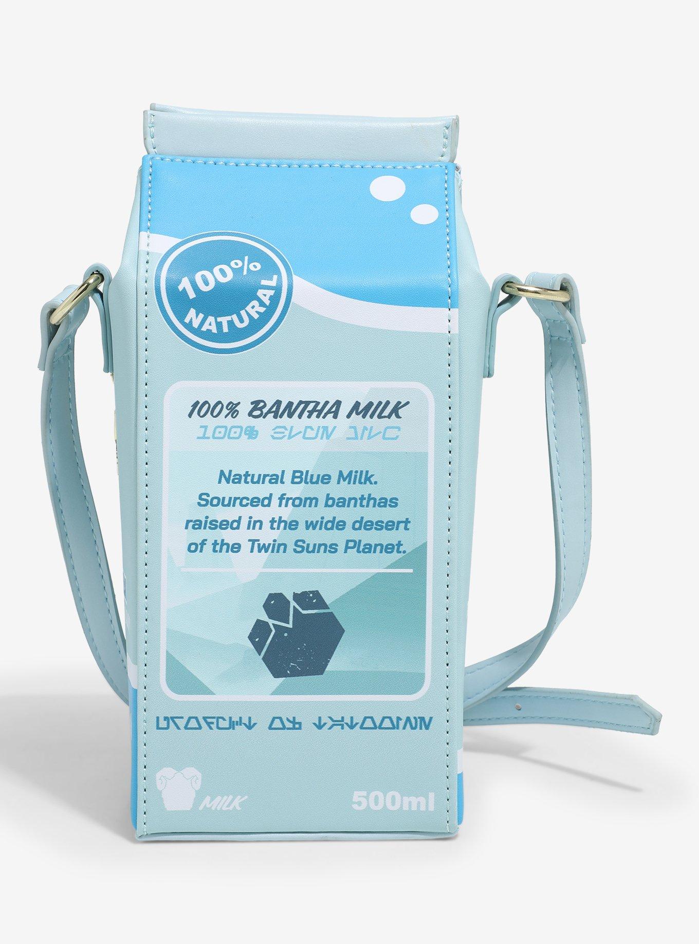 Star Wars Blue Milk Carton Figural Crossbody Bag - BoxLunch Exclusive, , alternate
