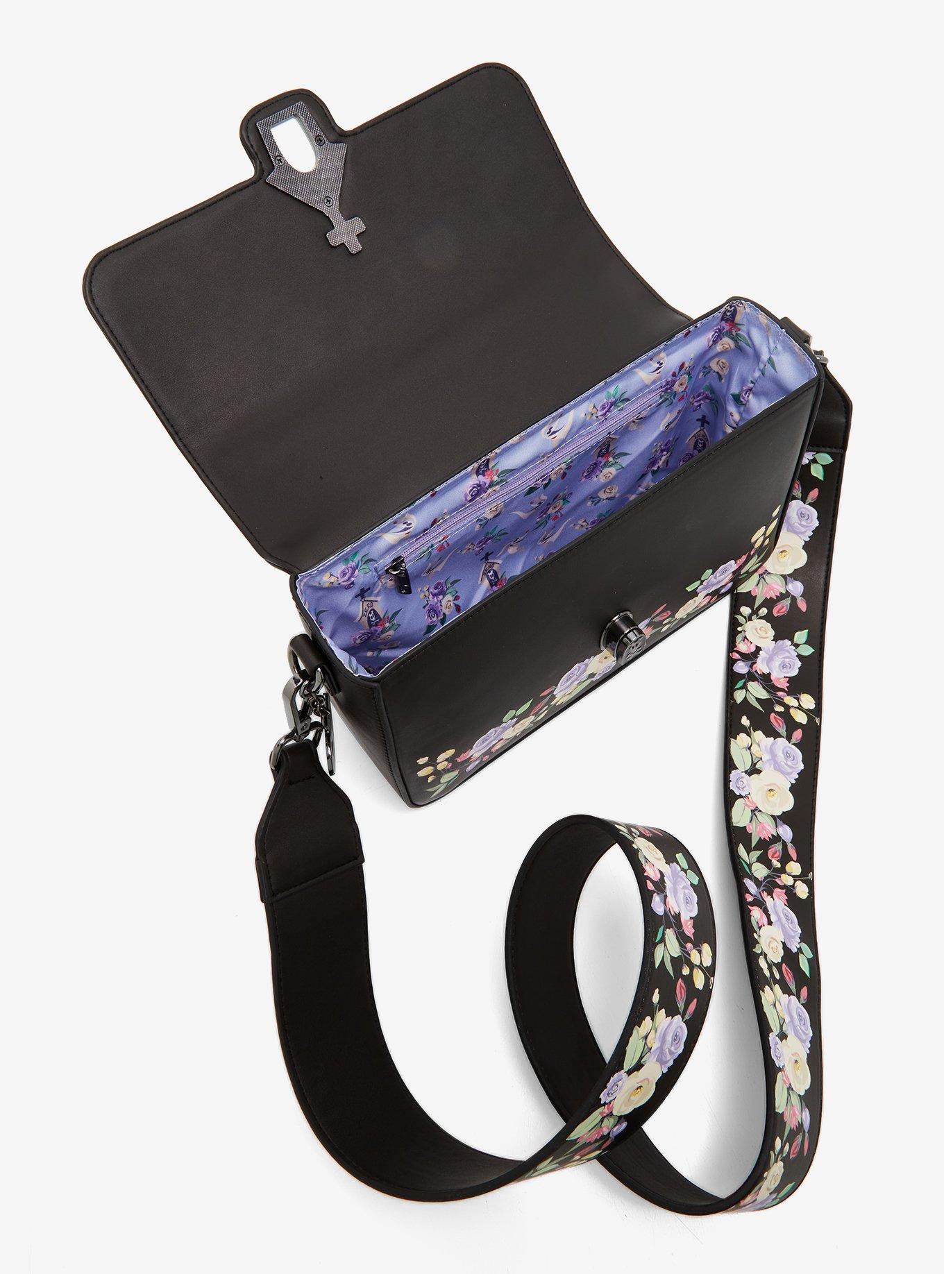 Loungefly Disney The Nightmare Before Christmas Floral Zero Crossbody Bag - BoxLunch Exclusive, , alternate
