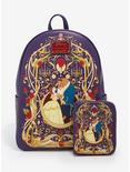 Loungefly Disney Beauty and the Beast Ornate Small Zip Wallet - BoxLunch Exclusive, , alternate