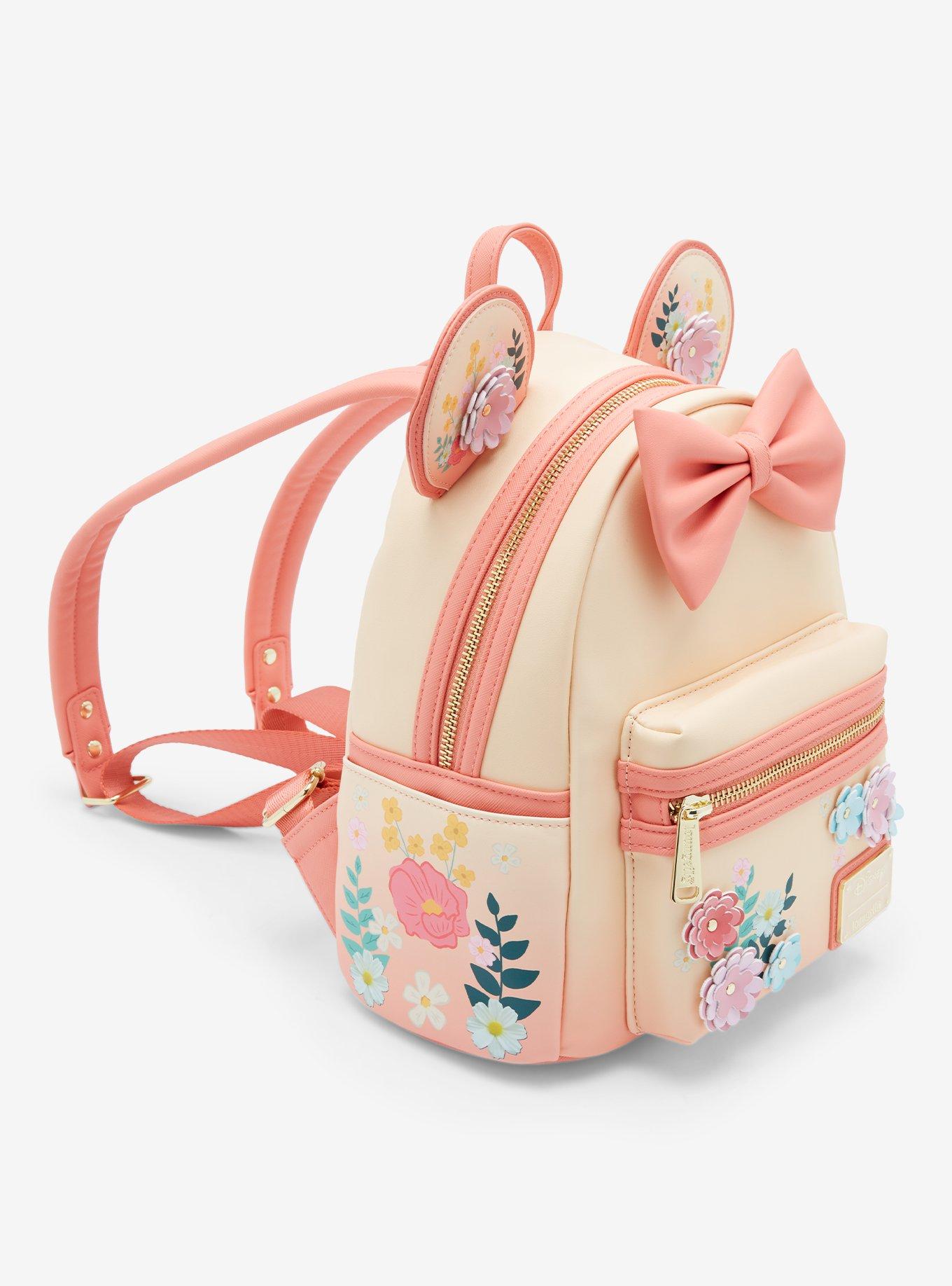 Loungefly Disney Minnie Mouse Floral Ears Mini Backpack - BoxLunch Exclusive, , alternate