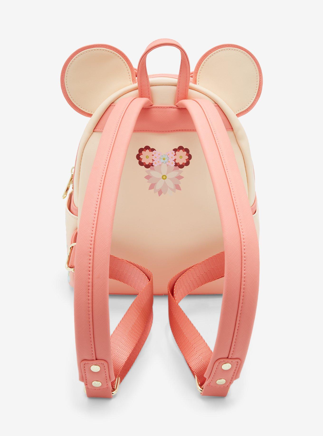 Loungefly Disney Minnie Mouse Floral Ears Mini Backpack - BoxLunch Exclusive, , alternate