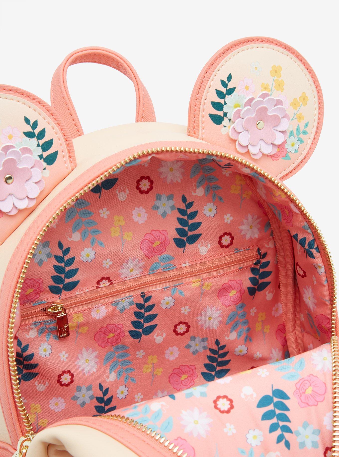 Loungefly Disney Minnie Mouse Floral Ears Mini Backpack - BoxLunch Exclusive, , alternate