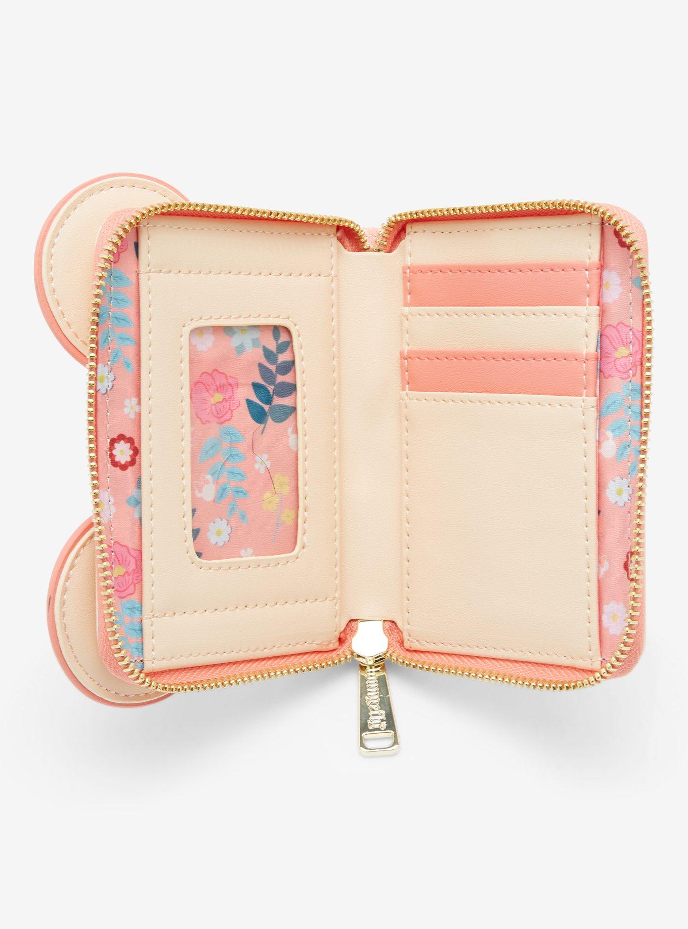 Loungefly Disney Minnie Mouse Floral Ears Small Zip Wallet - BoxLunch Exclusive, , alternate