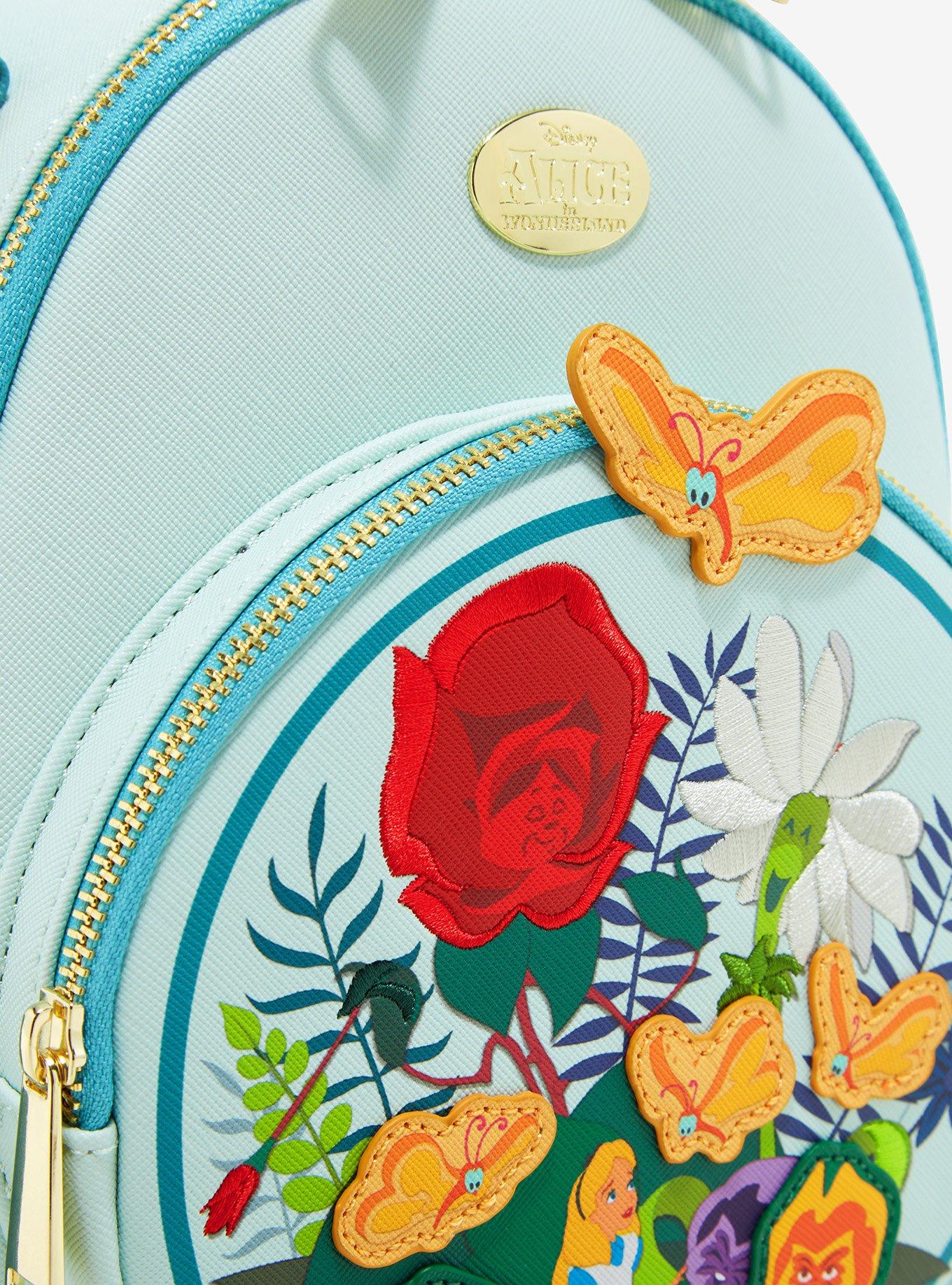 Disney Alice in Wonderland Singing Flowers Mini Backpack, , alternate