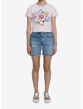 BT21 Minini Pastel Girls Ringer T-Shirt, , hi-res