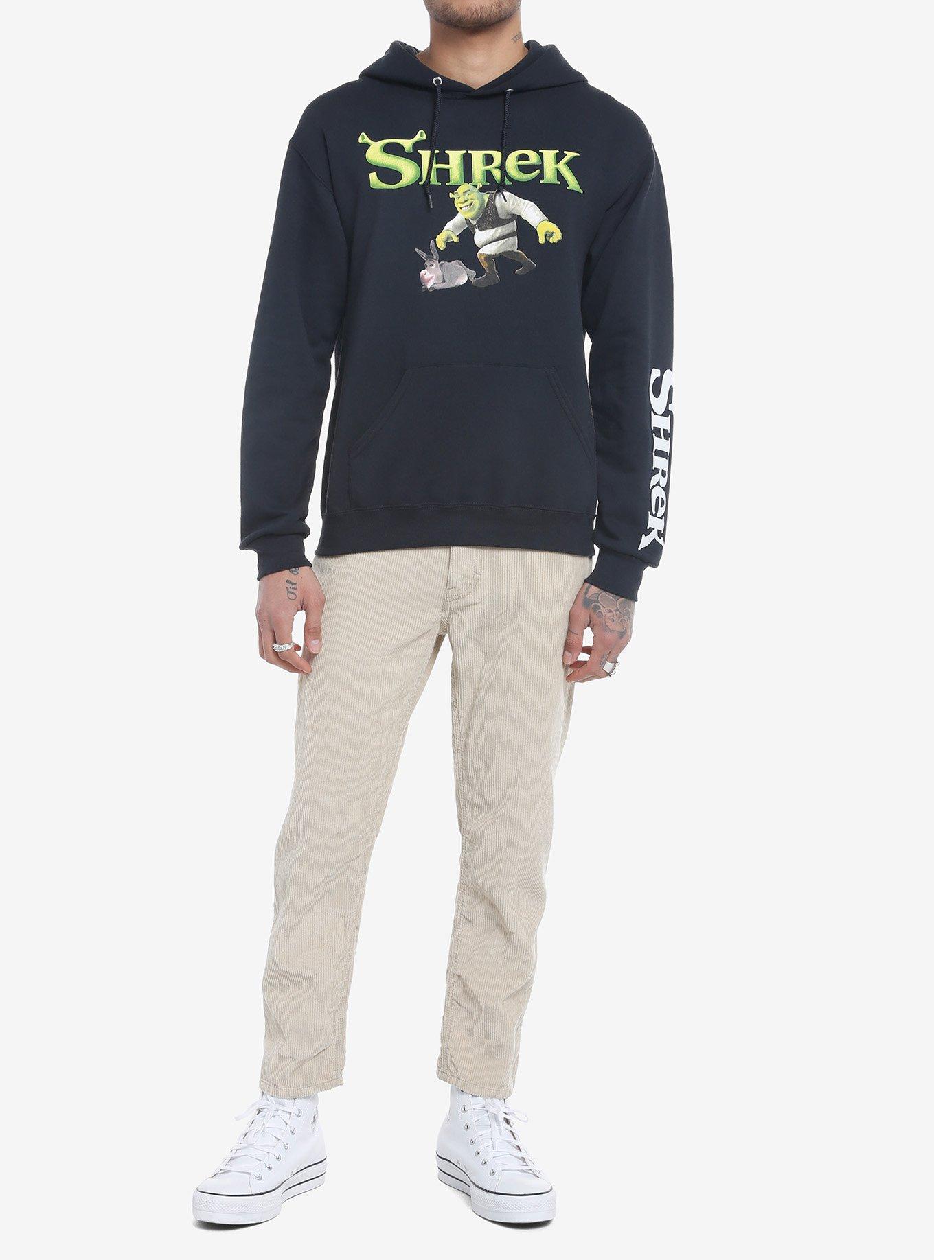 Shrek Duo Logo Hoodie, BLACK, alternate