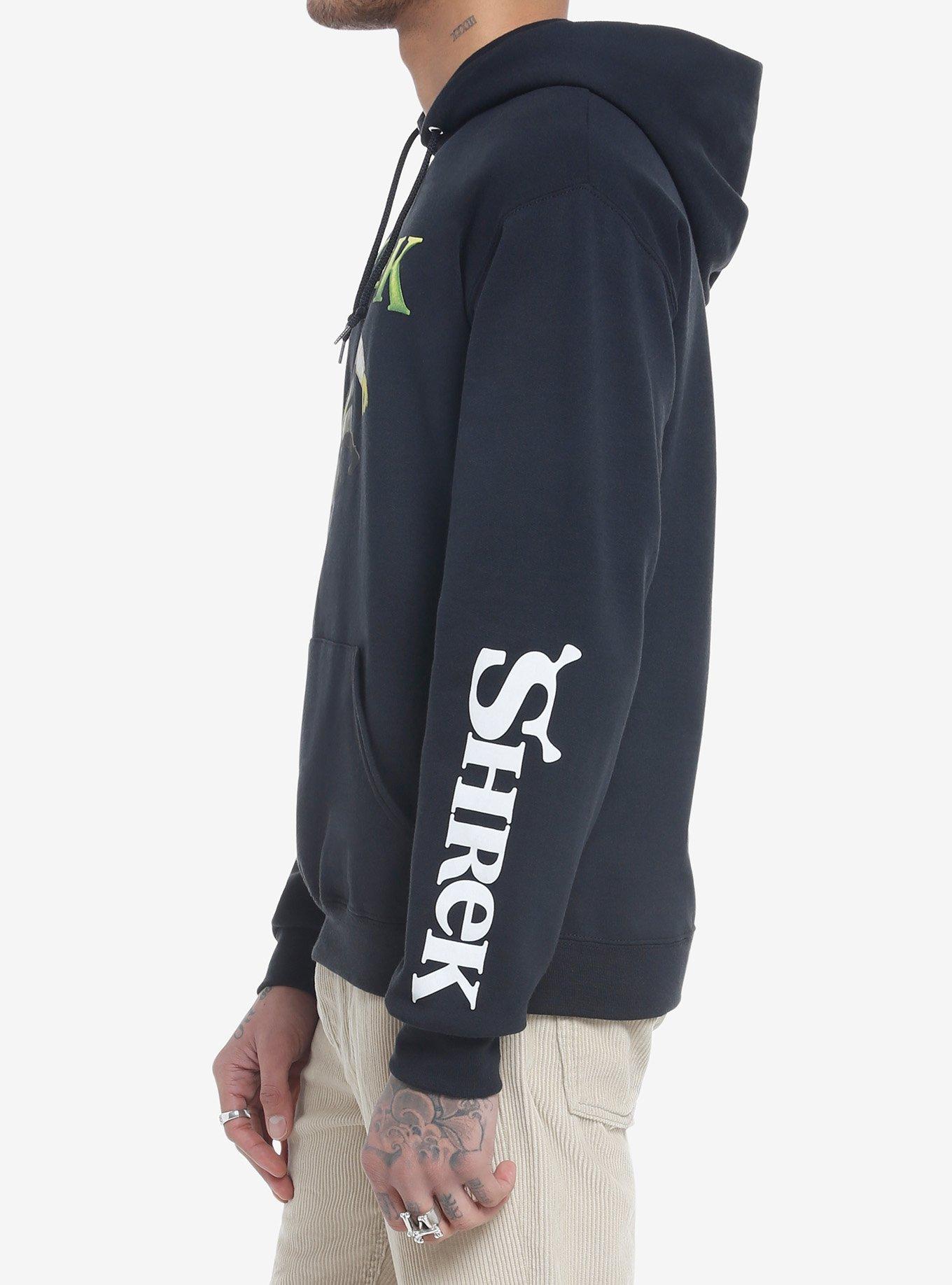 Shrek Duo Logo Hoodie, BLACK, alternate