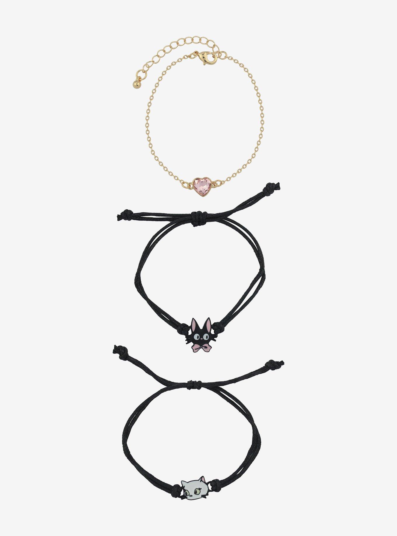 Her Universe Studio Ghibli Kiki's Delivery Service Jiji & Lily Bracelet Set, , alternate