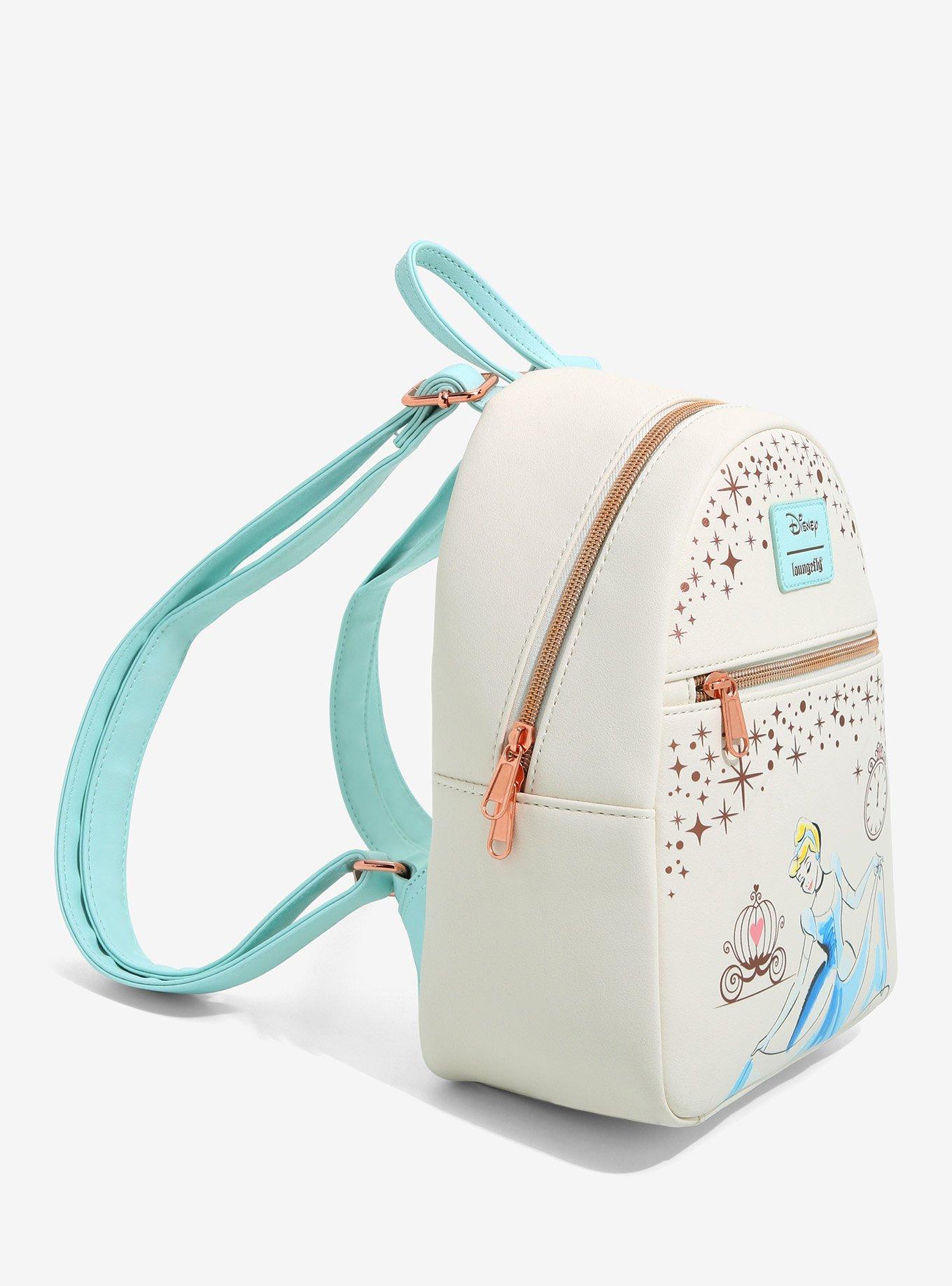 Loungefly Disney Cinderella Clock & Carriage Mini Backpack, , alternate