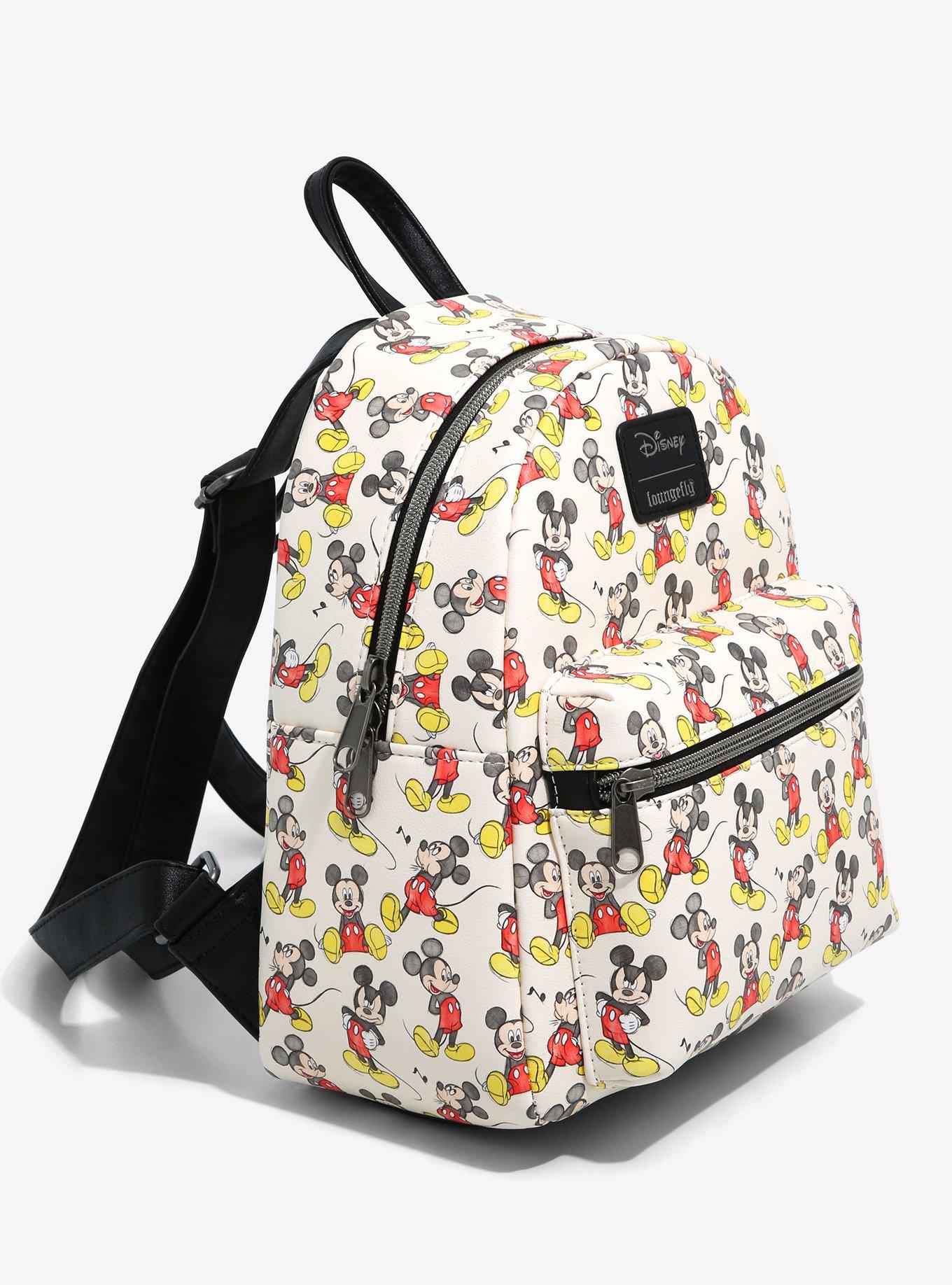 Loungefly Disney Mickey Mouse Poses Mini Backpack, , alternate