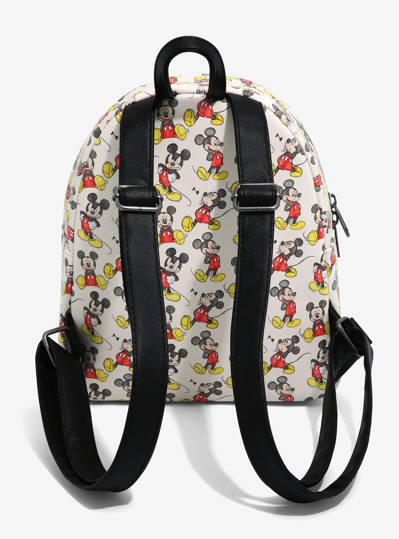 Loungefly Disney Mickey Mouse Poses Mini Backpack, , alternate