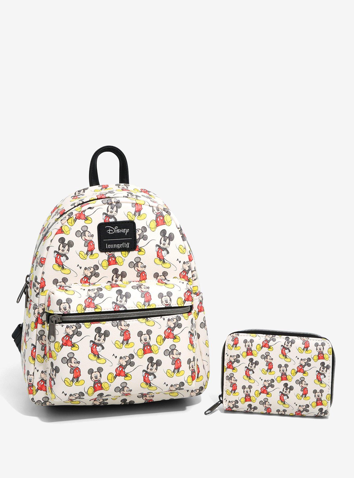Loungefly Disney Mickey Mouse Poses Mini Backpack, , alternate