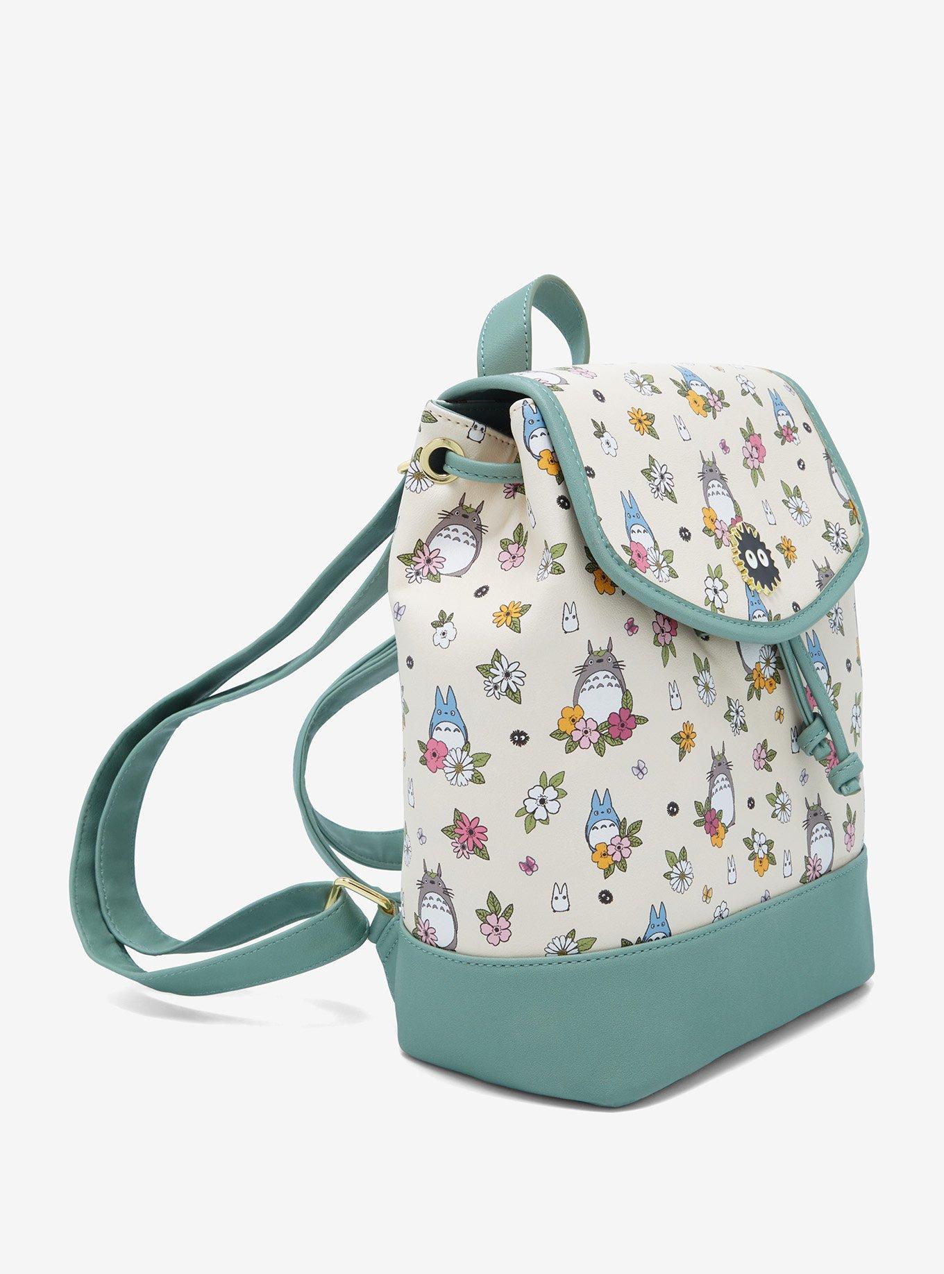 Studio Ghibli My Neighbor Totoro Floral Slouch Mini Backpack, , alternate