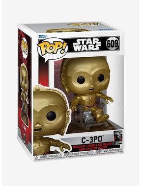 Funko Star Wars Pop! Return of the Jedi 40th Anniversary C-3PO in Chair Vinyl Bobble-Head, , hi-res