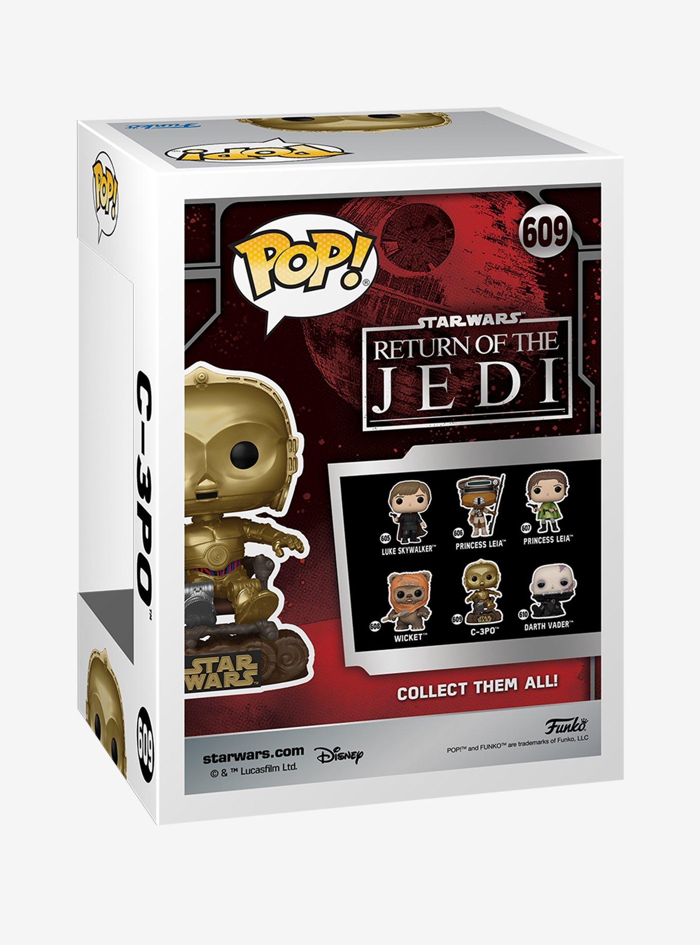 Plus Size Funko Star Wars Pop! Return of the Jedi 40th Anniversary C-3PO in Chair Vinyl Bobble-Head, , alternate