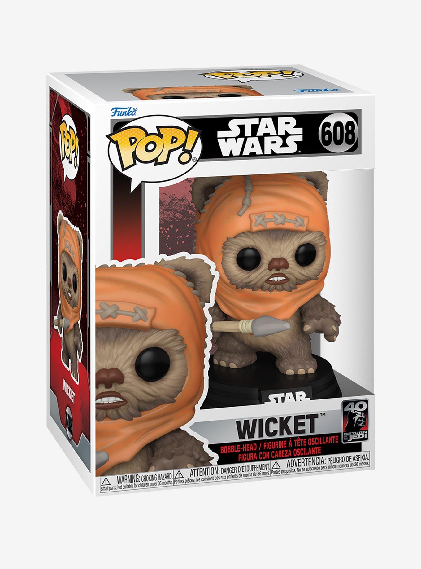 Funko Star Wars Pop! Return of the Jedi 40th Anniversary Wicket Vinyl Bobble-Head, , alternate