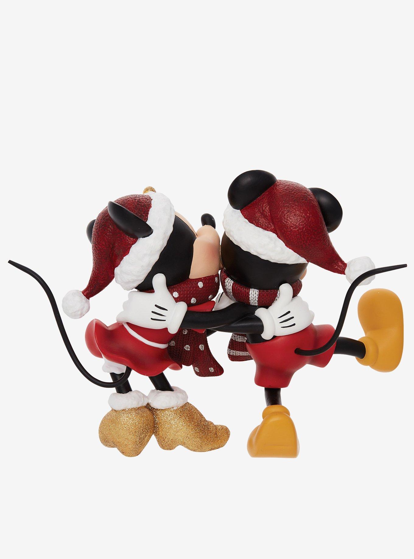 Disney Mickey Mouse and Minnie Couple Holiday Figurine, , alternate