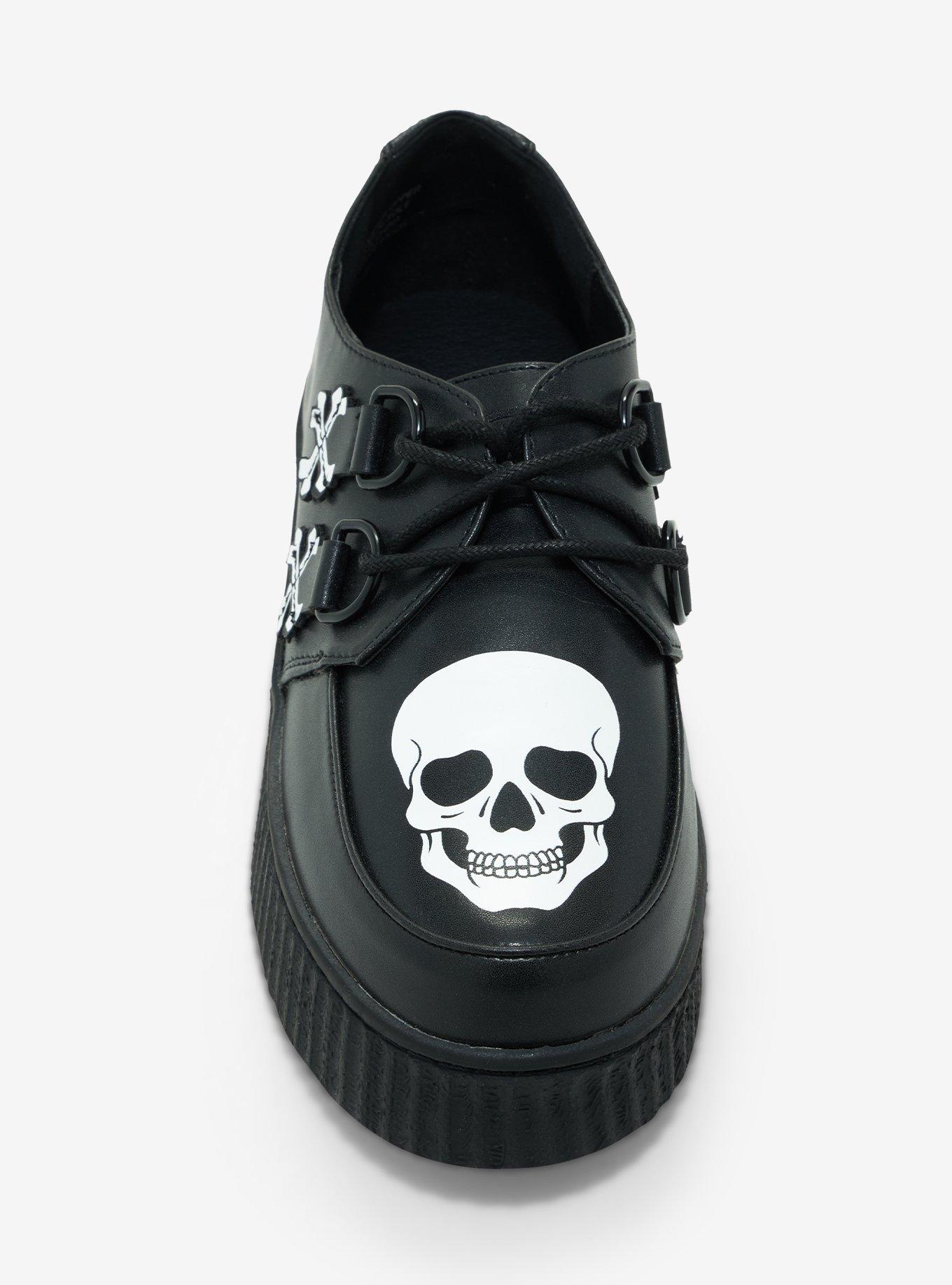 Strange Cvlt Black Skull Creepers, BLACK, alternate